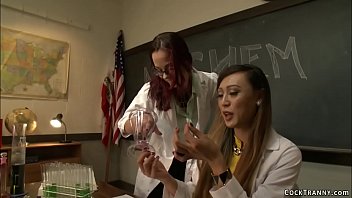 Preview 1 of Veronica Vanoza Rare Anal - Shemale student fucking redhead