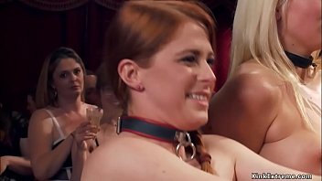 Preview 1 of Big Butt Booty Sumaya - Busty blonde dp fucked at bdsm party