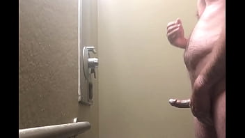 Preview 2 of Ass Brasial - Jerking off in the public shower