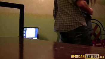 Preview 1 of Dylan Ryder Yuri Love And - Big tits African teen sucked big white cock and enjoyed interracial sex