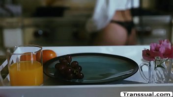 Preview 1 of 18 Love Anal - TS Eva loves the way Stepdads fucks her ass