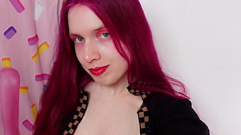 Preview 1 of Teeny Exzesse 65 - BBW Trans Redhead Pinky Fucks and Cums Missionary POV