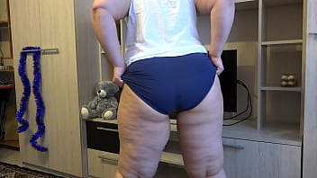 Preview 1 of Mom And Helpng Son - Anal-vaginal penetration on Christmas Eve. Chubby milf with a big ass and a beautiful face. PAWG.