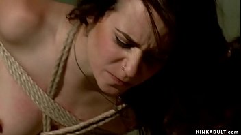 Preview 2 of Maszaz W Domu Z Bladynka - Tied lesbian is paddled and fucked