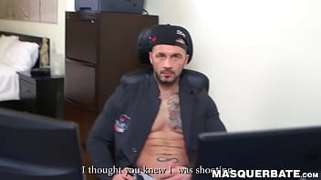 Preview 1 of Sunnyy Loun - Handsome man sucks off tattooed and pierced stud with hype