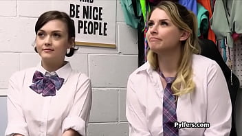 Preview 1 of Grand Ariere - Sex toy stealing duo gets fucked in the backroom