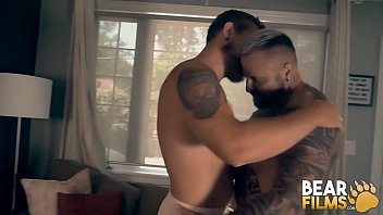 Preview 1 of Hiph Hop Bbc - BEARFILMS Inked Kitten Bear Rimmed and Pounded By Daddy