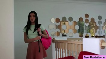 Preview 1 of Flashing Aunt In The Kitchen - Emily and Alana eat each others pussies