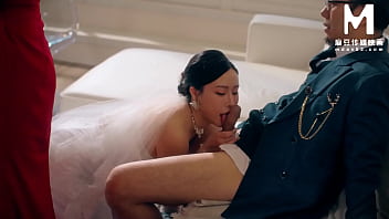 Preview 2 of Atip Mom And Son Sex - ModelMedia Asia - Soon-to-be-married slutty wife engages in wife-swapping sex before her wedding day