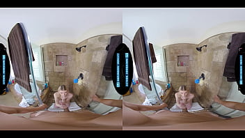 Preview 2 of Abg Kore - Fucking Your College Stepbae MELODY MARKS in the Shower - LethalHardcoreVR