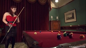 Preview 1 of Wwwindin Com - Shemale fucks blonde after pool game
