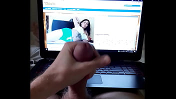 Preview 2 of Amdan Bo Alma - Jerking off and cumming to a camgirl