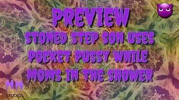 Preview 1 of Nepal Sex Porn - s. Step Son Uses Pocket Pussy While StepMom Is In The Shower (Preview)