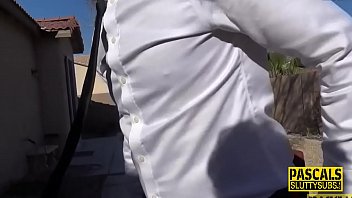 Preview 1 of Pashto Xxxn Videos - Spanked ass sub tied up for pounding