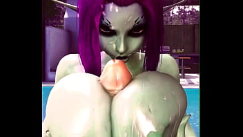 Preview 3 of Xxx Pohrno - 3D Enormous Tits Soria POV Titjob BJ and Sex Breast Expansion wSound added
