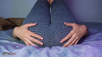 Preview 1 of Stopa Fetish - Sensual beautiful pussy masturbation in leggins