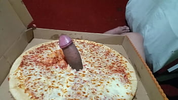 Preview 3 of Extra Tiny Teens Brandy Caupp - Pito en pizza