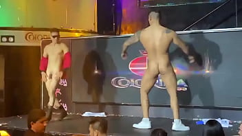 Preview 2 of Big Bely Mom - Latin strip club