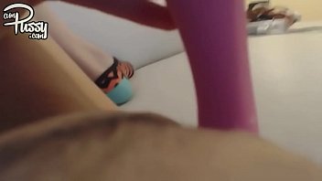 Preview 2 of Hairbraid Long Black Xxx - Young brunette is masturbating with the sex toy,  amateur