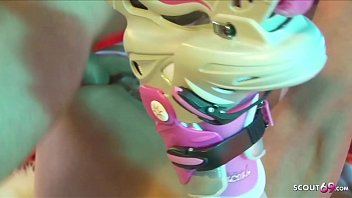 Preview 4 of Dad Fucks His Daughter In Law - Painful Anal for Rollergirl Melissa Black with Huge Cock Guy