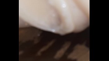 Preview 4 of Koriansexvideos - creampie into tight toy with cock rings