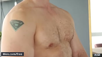 Preview 4 of Fucking Before We Get Caught - (John Magnum,  Aston Springs,  Diego Sans) Sharing Cocks - Men.com