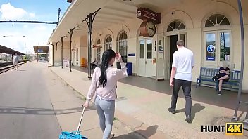 Preview 2 of Maria Ozawa Security Guard - HUNT4K. Elegant coquette makes money for train using her sexy body