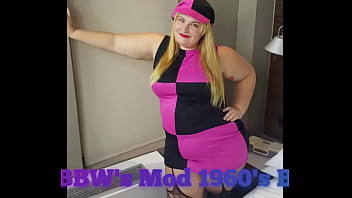 Preview 2 of Sex Fhoto - Tiffany Star BBW&#039_s 1960s Mod Black Cock BJ Revue