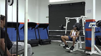 Preview 1 of Sayla Styz - Sex in gym public
