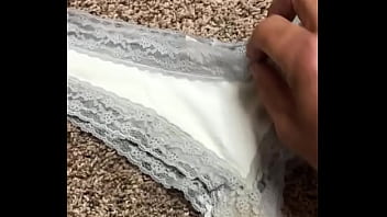 Preview 4 of Anan Retro - Sexy  panties out of overnight b.. Blue were dirty and white were clean