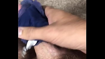 Preview 3 of Sexi Halana - Sexy dirty panties out of overnight b. after using her razor to shave cock when she stayed over
