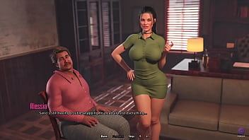 Preview 1 of Jn Sisi - Cuckold Husband Watching His Wife Sucking My Big Dick - 3D Hentai Animated Porn - Life in Santa County