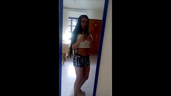 Preview 1 of Hotelisha Mfc - Argie tgirl shemale slut love to shoot selfie videos in the mirror