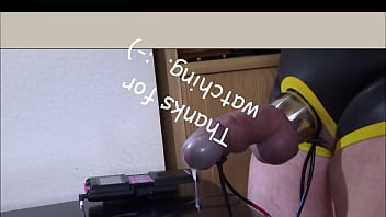 Preview 4 of Milf 0 - E-stim cumshot in slow motion