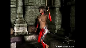 Preview 2 of Boss Licking - My virtual top is so tight on my big tits