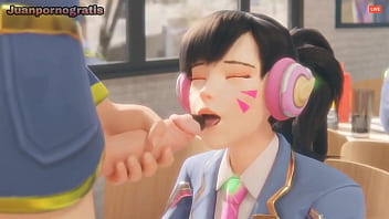 Preview 3 of Old Man Yung Girl Rape - [Overwatch] &iquest_Quieres mi chocolate? D.va