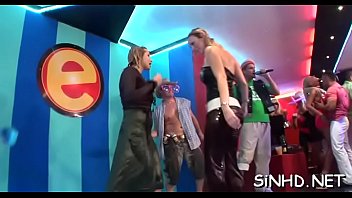 Preview 3 of Car Blowjab - Sensational group fucking