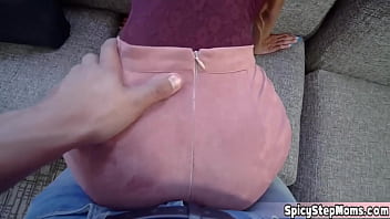 Preview 1 of Lick Orgasm - My stepmother has a special fetish for standing sex