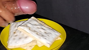 Preview 2 of Katnera Kapur Mb Ka Daunlod - My Pop Tarts needed more sweetness. I took out my cock and added some cum frosting. Delicious.