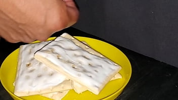 Preview 3 of Katnera Kapur Mb Ka Daunlod - My Pop Tarts needed more sweetness. I took out my cock and added some cum frosting. Delicious.
