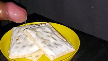 Preview 4 of Katnera Kapur Mb Ka Daunlod - My Pop Tarts needed more sweetness. I took out my cock and added some cum frosting. Delicious.