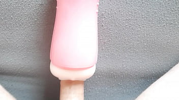 Preview 3 of Sleeping Teen Body Play - fun with vibrating and a pulsating masturbator