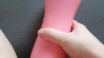 Preview 1 of Sleeping Teen Body Play - fun with vibrating and a pulsating masturbator