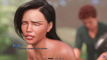 Preview 2 of Big Ass Whip - Big Ass Stepsister Trying Anal Sex First Time with Stepbrother - 3D Hentai Animated Porn - Life in Santa County