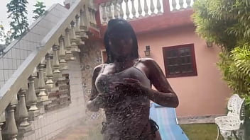 Preview 3 of Tranny Jessy Lemos - GANHEI O CONCURSO DA CAMISETA MOLHADA DO AMOR