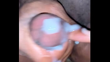 Preview 3 of Milf Sister And Brothers Xxx - Black man solo dick jerking off