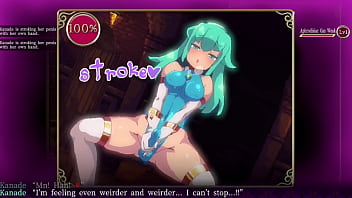 Preview 2 of Good Lok - My Futa lost control to her hand and a pussy toy (Mage Kanades Futanari Dungeon Quest redo) Part 2