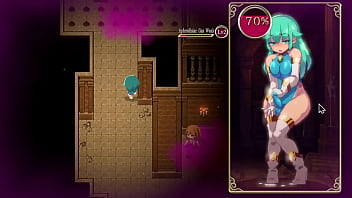 Preview 3 of Good Lok - My Futa lost control to her hand and a pussy toy (Mage Kanades Futanari Dungeon Quest redo) Part 2