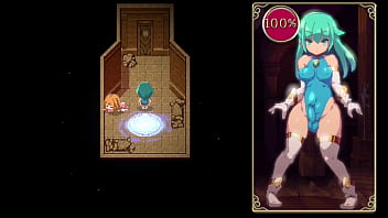 Preview 1 of Good Lok - My Futa lost control to her hand and a pussy toy (Mage Kanades Futanari Dungeon Quest redo) Part 2