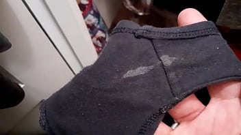 Preview 3 of Cock In Table - Smelling sister in law&#039_s panties